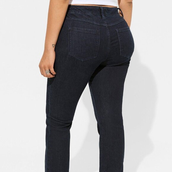 ❤️NWT VINTAGE TORRID JEAN - LUXE SLIM BOOT CUT STRETCH  MID RISE DENIM PLUS SIZE - Picture 2 of 12